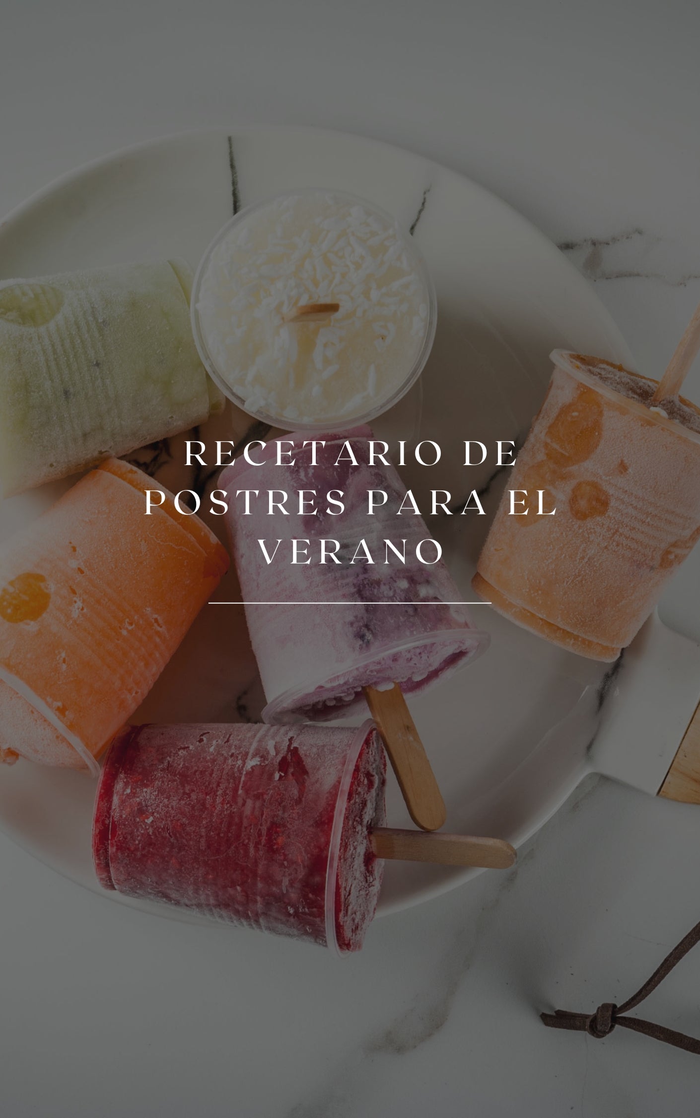 Recetario de Postres de Verano